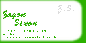 zagon simon business card